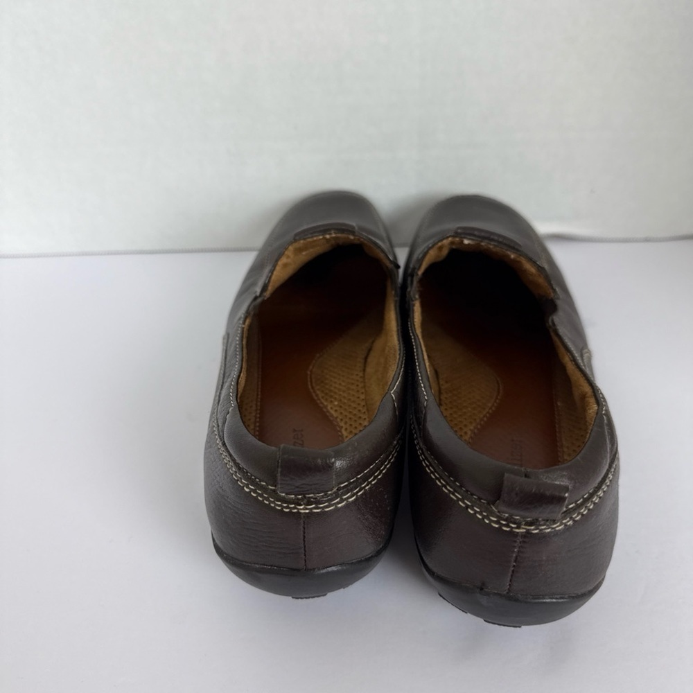 Naturalizer Brown Leather Slip-On Loafers - Picture 4 of 4